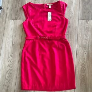 Banana Republic Vibrant Pink Mini Dress nwt